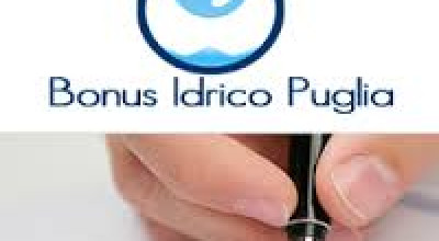 Aip ed Anci presentano il Bonus Idrico Puglia (fasce meno abbienti ed in disa...